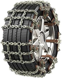 Universal Snow Chains - Adjustable Snow Socks for Tyres, Car & Truck Winter Driving Security