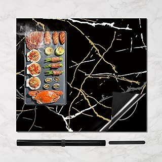 Large Induction Hob Protector Mat 61x53cm, (Magnetic) Silicone Induction Cooker Covers, Electric Cooker Scratch Protector for Induction Stove