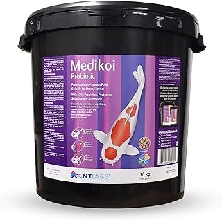Medikoi Probiotic Multi-Season, Complete Feed For All Pond Fish, Ideal For All Year Round Feeding, Rich in Probiotic Bacteria, Maintains Immune System, Koi Fish Food (6mm) (10 kg)