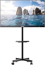 GRIFEMA GB3001 Tv Stand On Wheels for Max 65 Inch Mobile TV Stand Trolley TV Cart Holds 40 KG Portable Tv Stand Height Adjustable Max VESA 400x400mm