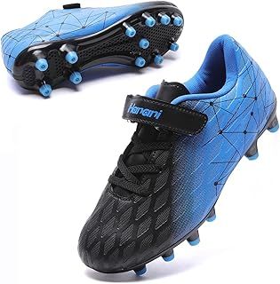 Boys Football Boots Shoes Kids Girls FG/AG Soccer Athletics Training Sport Running Shoes Profession Competition Teenager Indoor Outdoor Cleats Sneakers for Unisex