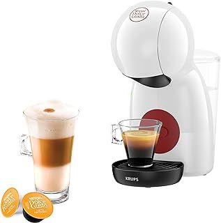 Nescafé Dolce Gusto Piccolo XS Manual Coffee Machine, Espresso, Cappuccino and More, White by KRUPS