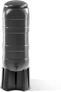 Original Organics 100L GREY RainSaver Kit Water Butt (Includes Multi Piece Stand, Diverter, Lid & Tap)