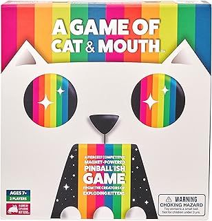 Exploding Kittens A Game of Cat and Mouth by Exploding Kittens - Card Games for Adults Teens & Kids - Fun Family Games, 10.5 x 3.23 x 10.5 inches