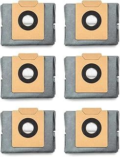 eufy 6-Pack Large Capacity Dust Bags Compatible with X10 Pro Omni Robot Vacuum and X8 Pro with Self-Empty Station
