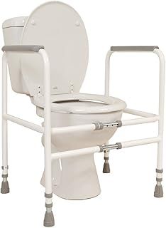 NRS Healthcare Width Adjustable Toilet Frame