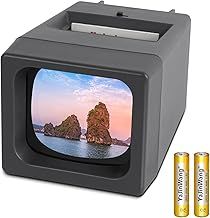 TCNEWCL 35mm Slide Viewer for Old Slides, 2x Magnification LED Lighted Illuminated Slide Projector for 35mm Slide, AAA Battery Powered(2 AAA Batteries included)