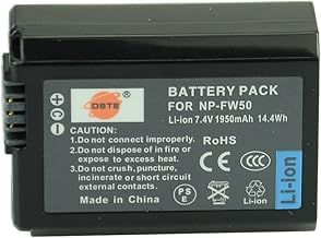 DSTE® NP-FW50 Rechargeable Li-ion Battery for Sony Alpha NEX-3, NEX-3N, NEX-5, NEX-5R, NEX-5N, NEX-6, NEX-7, NEX-C3, NEX-F3, SLT-A33, SLT-A35, SLT-A37, SLT-A55V