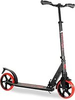 LaScoota Foldable Adult Scooter - Also Great as a Scooter for Kids Ages 8-12 & Teenagers 11-15 - Big 200mm Wheels - Kick Scooters With Shock Absorption - Great Gift - Up to 105kg