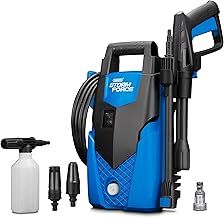 Draper Storm Force Pressure Washer 105Bar | 1400W Jet Power Washer | Snow Foam Gun | 1522Psi Patio and Car Cleaner | 98674, Blue