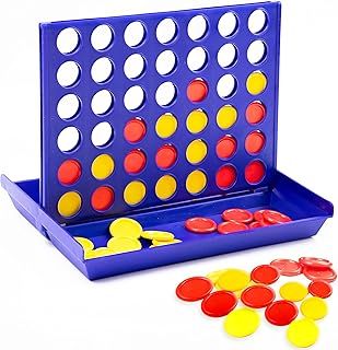 Line Up 4 Educational Board Game Toys 4 In a Line Classic Fun Educational Family Games Four In a Row for Kids Children over 3 years old