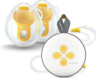 Medela Swing Maxi Hands-Free Double Electric Breast Pump, Easy and Intuitive Design for On-the-Go, Compatible with Medela Family App