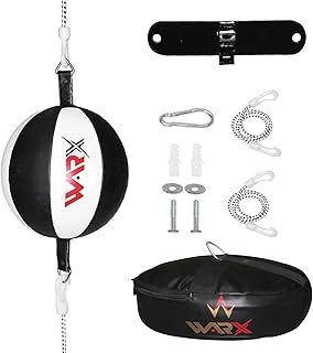 Leather Double End Dodge Speed Ball MMA Boxing Floor to Ceiling Punching Bag Training