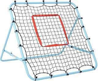 Rebounder Net Practise Football Training Net Soccer Kickback Target Goal Pro for Children Kids Play Teaching Equipment Adjustable Portable Soccer-Door