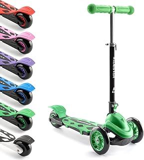 ToyStar Cruise 3 Wheel Tri Scooter, Easy Folding System, Height Adjustable Handlebars, Tilt To Turn Steering, Kids Aged 3+ Years