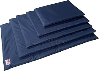 Blue Dog Bed For Cage & Crates Waterproof Hygienic Bedding Mat. Small: 61cm x 46cm x 5cm (24in x 18in x 2in)