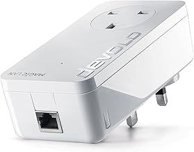 devolo 8254 Magic 2-2400 Lan Add-On Powerline Adapter (Up To 2400 Mbps For Your Powerline Home Network, 1x GB Lan Port, Ideal For Online Gaming, 4k/8k Uhd Streaming, Stable Home Working), White