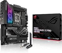 ASUS ROG Maximus Z790 Hero Intel® Z790 LGA 1700 ATX motherboard, 20 + 1 power stages, DDR5, five M.2 slots, PCIe® 5.0, Thunderbolt™ 4 USB Type-C® port, Wi-Fi 6E, AI Overclocking, and Aura Sync RGB