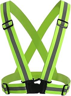 TRIXES Unisex Adjustable High Visibility Vest - Reflective Safety Harness