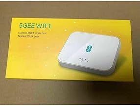 BASEo QTAD52E 5GEE WiFi home router 5G Unlocked NR n1 6460mah battery Lan Wifi6 802.11AX Wireless CPE (Renewed)