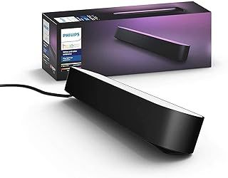 Philips Hue Play White and Colour Ambiance Smart Light Bar Extension, Entertainment Lighting for TV and Gaming (Works with Alexa, Google Assistant and Apple HomeKit), Black
