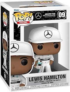 Funko Pop! Racing: Racing - Lewis Hamilton With Helmet - Mercedes-Benz - Collectable Vinyl Figure - Gift Idea - Official Merchandise - Toys for Kids & Adults - Sports Fans