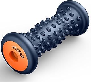 Foot Massage Roller for Relief Plantar Fasciitis, Foot Reflexology Tool Pressure Point Massage Roller, Deep Tissue Massage for Relieving Feet Arch Heel Pain, Myofascial Pain Syndrome
