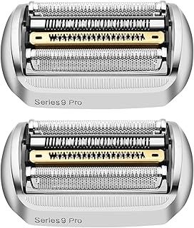 2 x 92S Series 9 Replacement Razor Part Compatible with Braun Razor Series 9 Pro Razor Heads for Men, Razor Replacement Heads (92S/2 Pieces)
