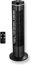 Ecolighters Fan 29" Cooling Tower Fan - Remote Control, Portable, Oscillating, 3 Speed Settings with 7.5 Hour Timer Function, Copper Motor, for Home or Office