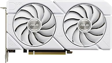 ASUS Dual GeForce RTX 4060 EVO White OC Edition 8GB GDDR6 (SFF-ready, PCIe 4.0, 8GB GDDR6, DLSS 3, HDMI 2.1a, DisplayPort 1.4a, Axial-tech fan design, 0dB tech, Dual BIOS, Supports 4K & 8K HDR) White