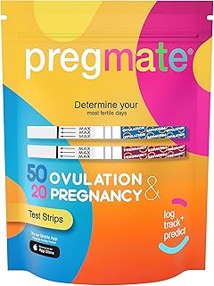 50 Ovulation and 20 Pregnancy Test Strips Predictor Kit (50 LH + 20 HCG)