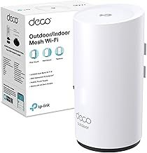 TP-Link Deco X50-Outdoor/Indoor Whole Home Wi-Fi 6, IP65 dust & water resistance, Dual-Band, Add on Single Unit for All WiFi 7/6/5 Deco Mesh Pack for Extended Coverage Requirement, Works with Alexa