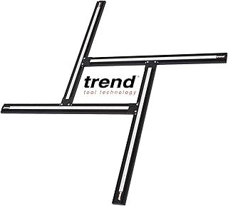 Trend Adjustable Routing Jig Frame & Guide System for Creating Square and Rectangular Recesses, Slots, and Face Panel Molds with a Router, VARIJIG
