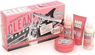 Soap And Glory Clean Getaway Gift Set 4 Mini Best Sellers Inc Hand Food