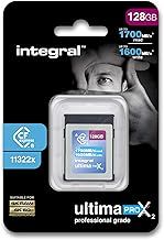 Integral 128GB CFexpress Memory Card Type B 2.0 4K RAW & 4K 60 FPS 1700MB/s Read 1600MB/s Write Speed Designed for Your Professional Grade DSLR and Video Cameras
