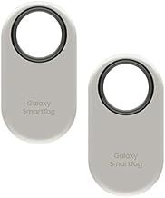 Samsung Galaxy SmartTag2 Bluetooth Tracker (1 Pack), Compass View AR, Find Lost Mode, With Official Silicone Case, White