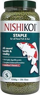 Staple Complete Food for Koi and Pond Fish - Small Pellets - 1250g
