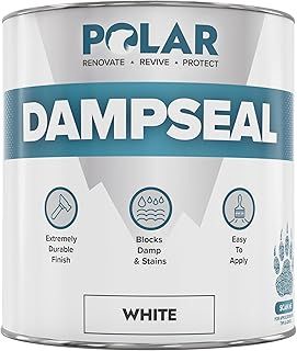 Polar White Damp Seal Paint - 500ml - Matt Finish - Stain Blocker and Anti Damp Proof Paint for Internal Walls & Ceilings