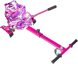 Improv HOVERKART - Go Kart Adjustable Hoverkart Seat For Electric Self Balancing Scooters - Fits All Hover Board Sizes - 6.5", 8" and 10" (Pink Camo)