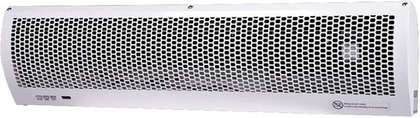 Devola Over Door Electric Heater 4000W Air Curtain with Remote Control | Ceiling Suspension or Wall-Mounted | PTC Heating Element & Adjustable Thermostat | 2 Heat Settings | White DVSH40WH