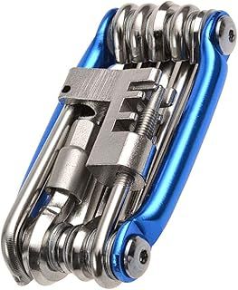 Multifunction Bike Repair Tool Kits, 11 in 1 Bicycle Tool Kit Bike Chain Tool, Tire Patch,Tyre Lever for Outdoor Cycling Mini Tool for Outdoor Cycling