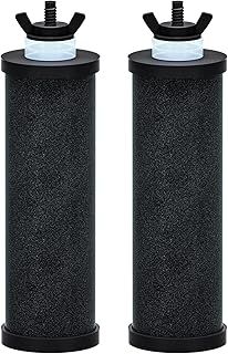 Purewell PF-3 Black 3-Stage Composite Purification Elements, Replacement Filters for ProOne® and Berkey® Filters, ProOne® or Berkey® Big+ Water Filter System and Purewell System (2 Pack, K Series)