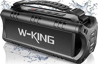 Bluetooth Speaker, (60W PEAK) 30W RMS Portable Wireless Loud Speakers, IPX6 Waterproof Outdoor Speaker, 24H Playtime, EQ, AUX, TF Card, USB Playback, Powerful Speaker for Home, Party, Camping