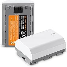 K&F Concept 2-Pack 2600mAh NP-FZ100 Battery, USB C A7iii Batteries with 2.5H Fast Charging Compatible with Sony A7iv A6700 A7Cii A7 A6600 FX30 FX3 A9 A1 ZV-E1 Cameras
