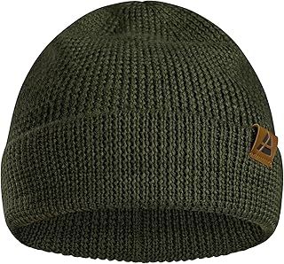 DANISH ENDURANCE Beanie Hat, Recycled Material, Soft Knit Cuffed Warm Winter Beanie, for Everyday or Outdoors, Unisex, Hat Men & Women