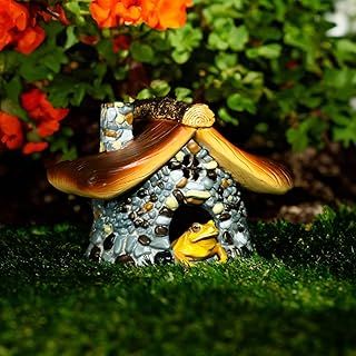 Garden Mile Frog House for Garden Pond Reptile Terrarium Accessorie Reptile Hides and Caves Toad House Reptiles Accessories Reptiles Hide Large Pond Cave Turtle Tank Accessories