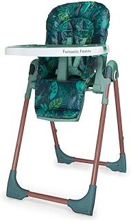COSATTO Noodle 0+ Highchair - Compact, Height Adjustable, Foldable, Easy Clean, from Birth to 15kg (Midnight Jungle)