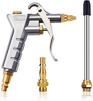 Air Blow Gun Astarye Nozzle Duster Blow Gun Cleaner with 1/4" NPT and 1/4" BSP German High Pressure Pistol-Grip Connector Pneumatic