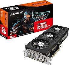 Gigabyte Radeon RX 7600 XT GAMING OC 16GB Graphics Card - 2810 MHz Core, 16GB GDDR6 18000MHz 128-bit Memory, PCI-E 4.0, 2x DP 1.4, 2x HDMI 2.1a, RDNA architecture, RGB fusion, GV-R76XTGAMING OC-16GD