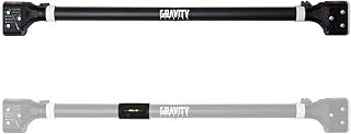 Gravity Fitness Pull-Up Bar for Doorway – Adjustable Chin-Up Bar (28.3in-37.4in) No Screws Installation - Adjustable Pull Up Bar for Upper Body Workouts, Strength Training at Home Gym